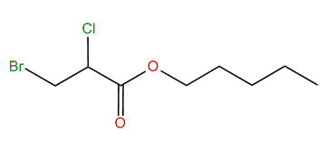 Pentyl 3-bromo-2-chloropropanoate